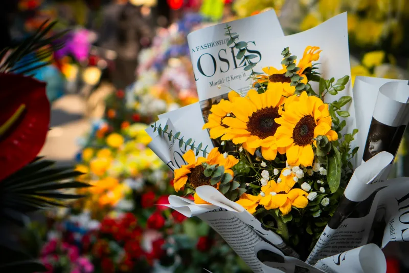 Ramo de Girasoles Luz Natural
